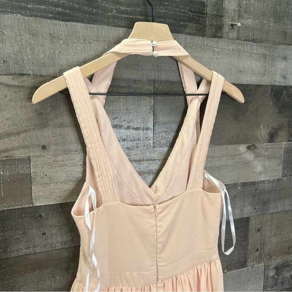Lulu’s Exclusive Strike a Minerva Peach Maxi Dress - Picture 6 of 10